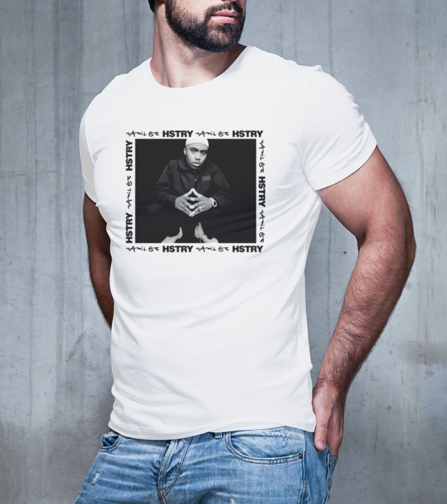Hstry X Jamil Gs Hip Hop 50 Nas 90s Rap T-Shirt