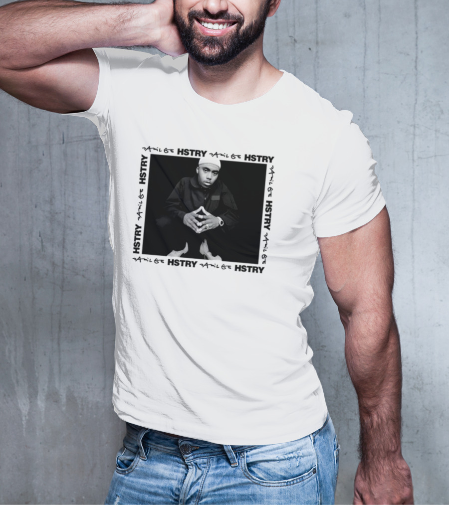 Hstry X Jamil Gs Hip Hop 50 Nas 90s Rap T-Shirt
