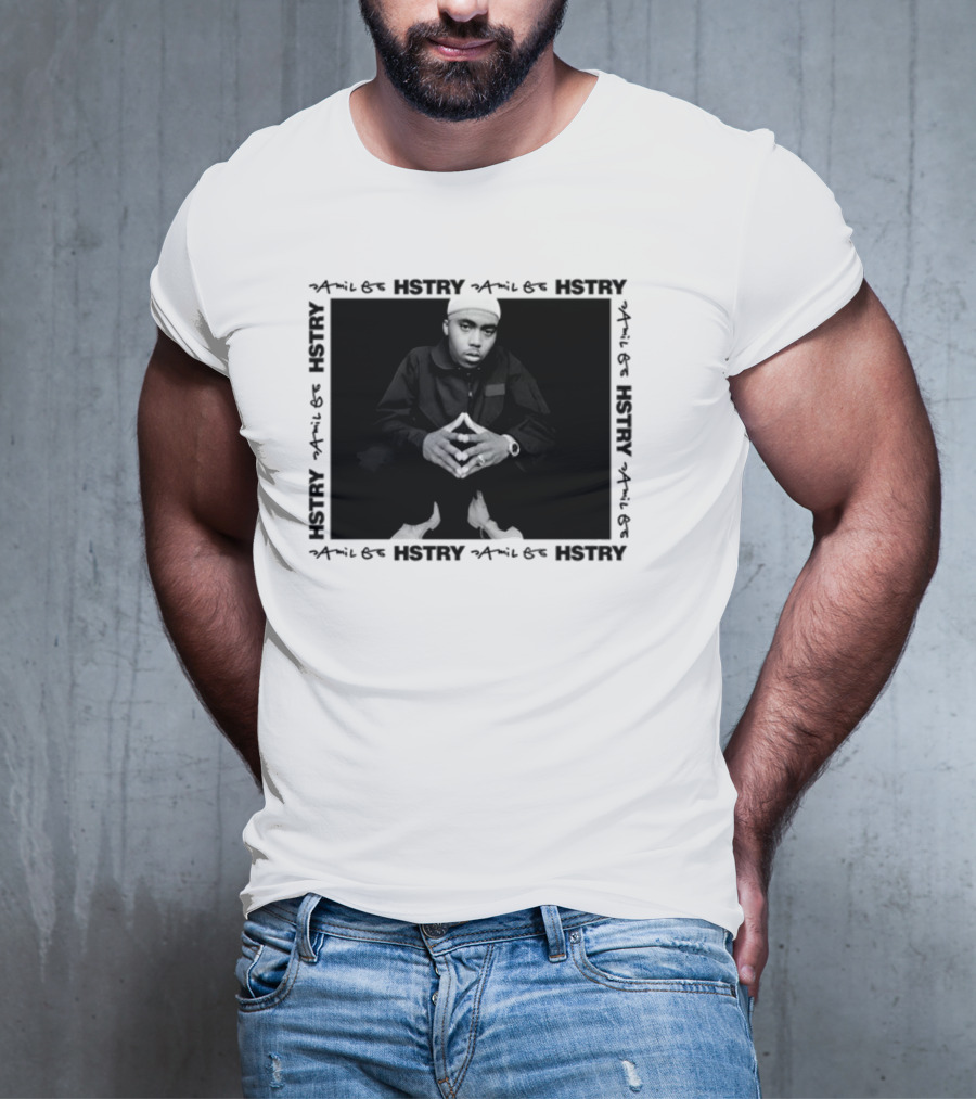 Hstry X Jamil Gs Hip Hop 50 Nas 90s Rap T-Shirt