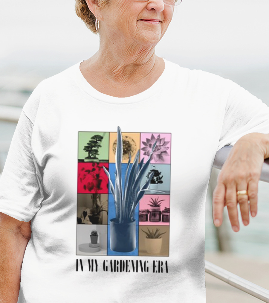 In My Gardening Era Vibrant Plant Montage T-Shirt