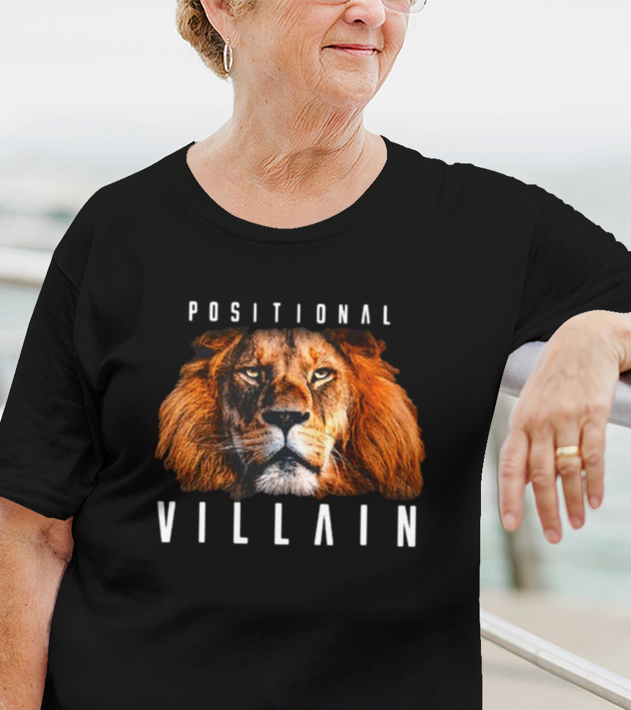 Positional Villain Lion Fierce Face T-Shirt