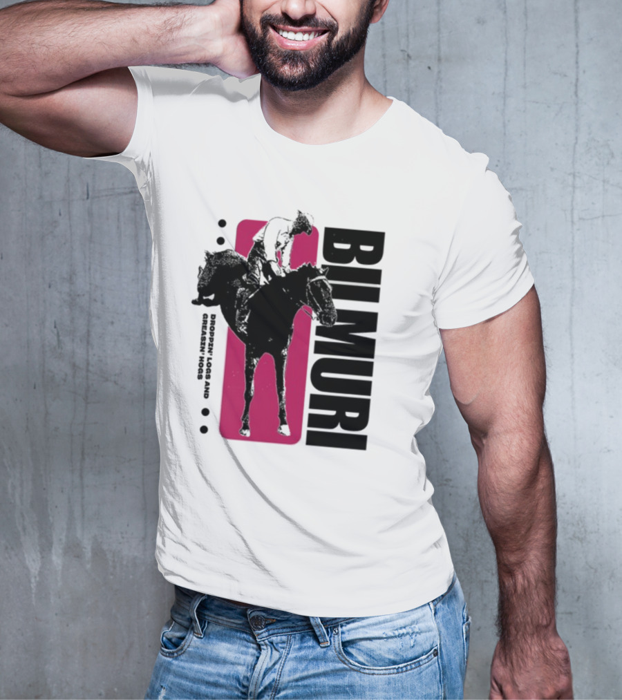 Bilmuri Droopy Loops And Greenish Horse T-Shirt