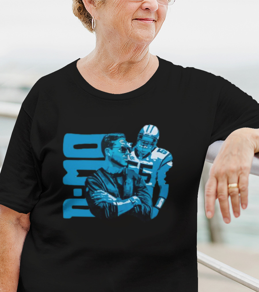 D-Mo Dan Morgan 55 Carolina Panthers Dave Canales Football Duo T-Shirt