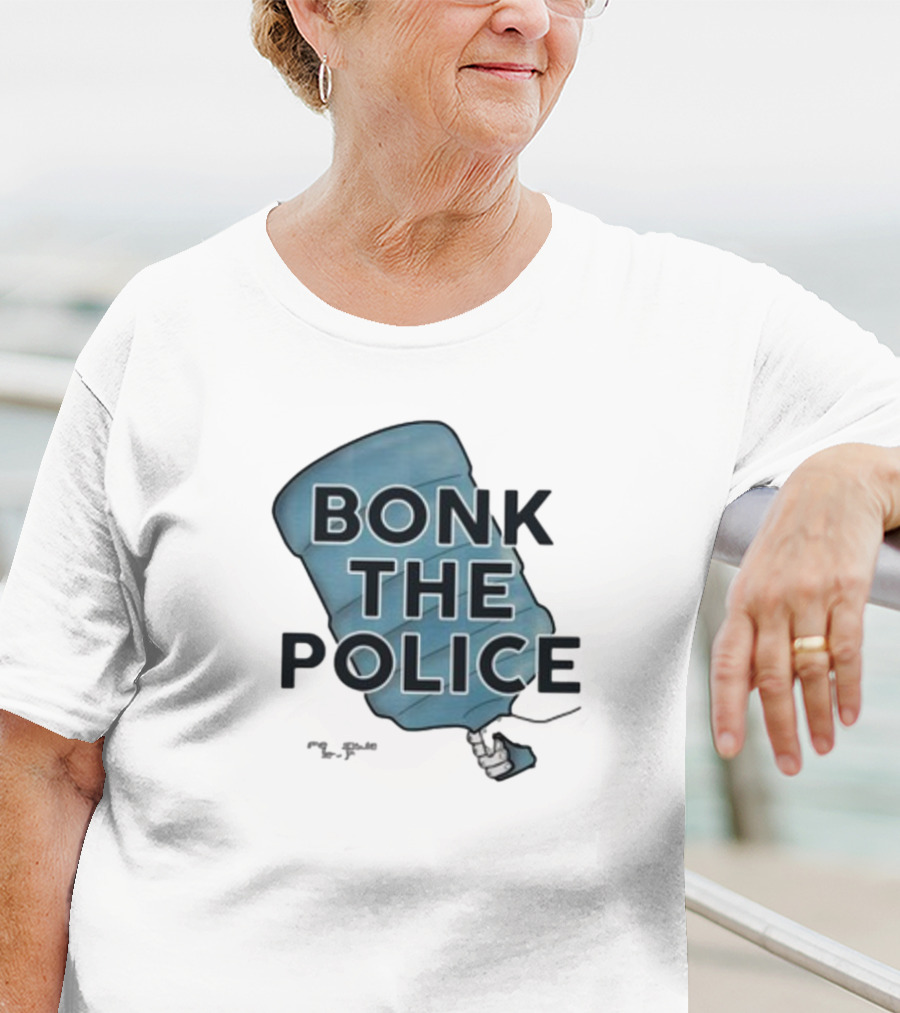 Timecapsuledesign Bonk The Police Water Jug Meme T-Shirt