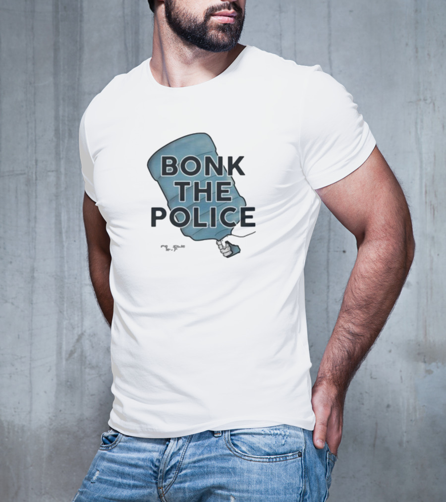 Timecapsuledesign Bonk The Police Water Jug Meme T-Shirt