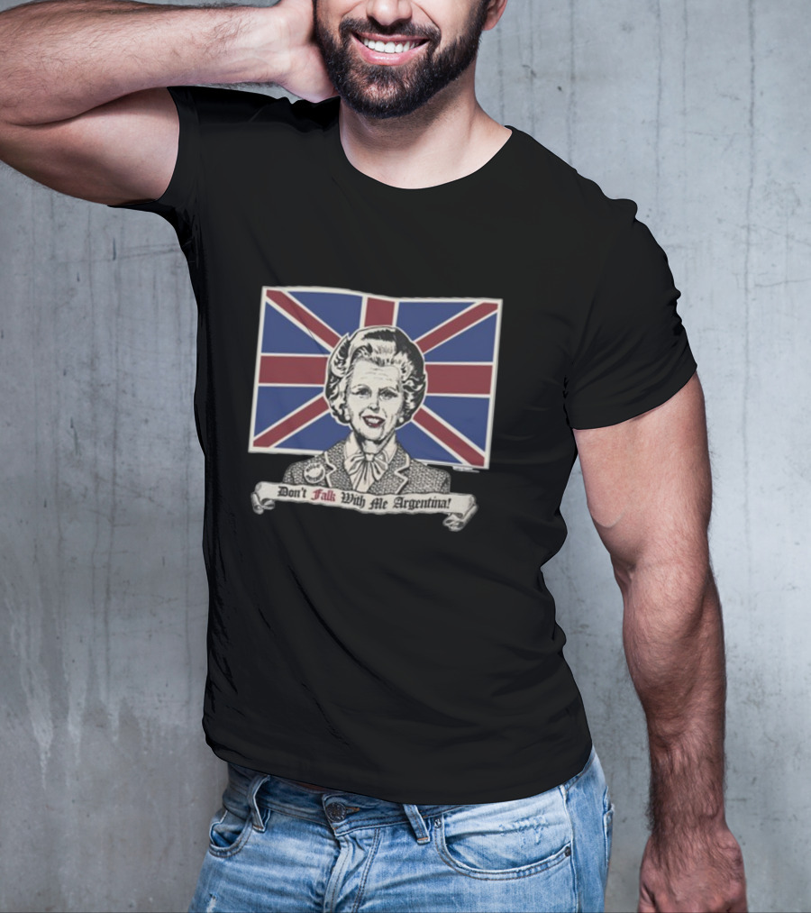 1989Healy Don't Talk With Me Argentina Union Jack Flag T-Shirt