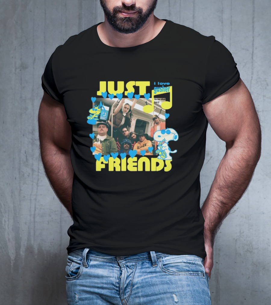 Just Friends Jf Crew I Love Gusher New Album T-Shirt