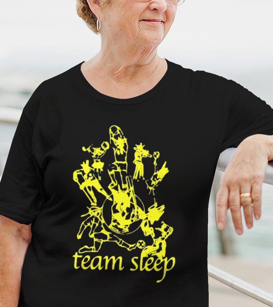 Team Sleep Pee-Chee Sports Figures T-Shirt