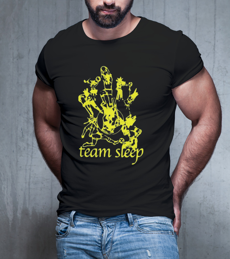 Team Sleep Pee-Chee Sports Figures T-Shirt