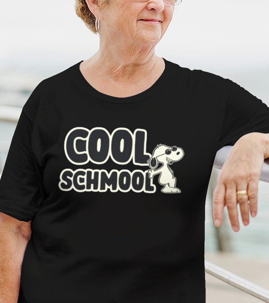 Bosssdog Cool Schmool Snoopy Peanuts Characters T-Shirt