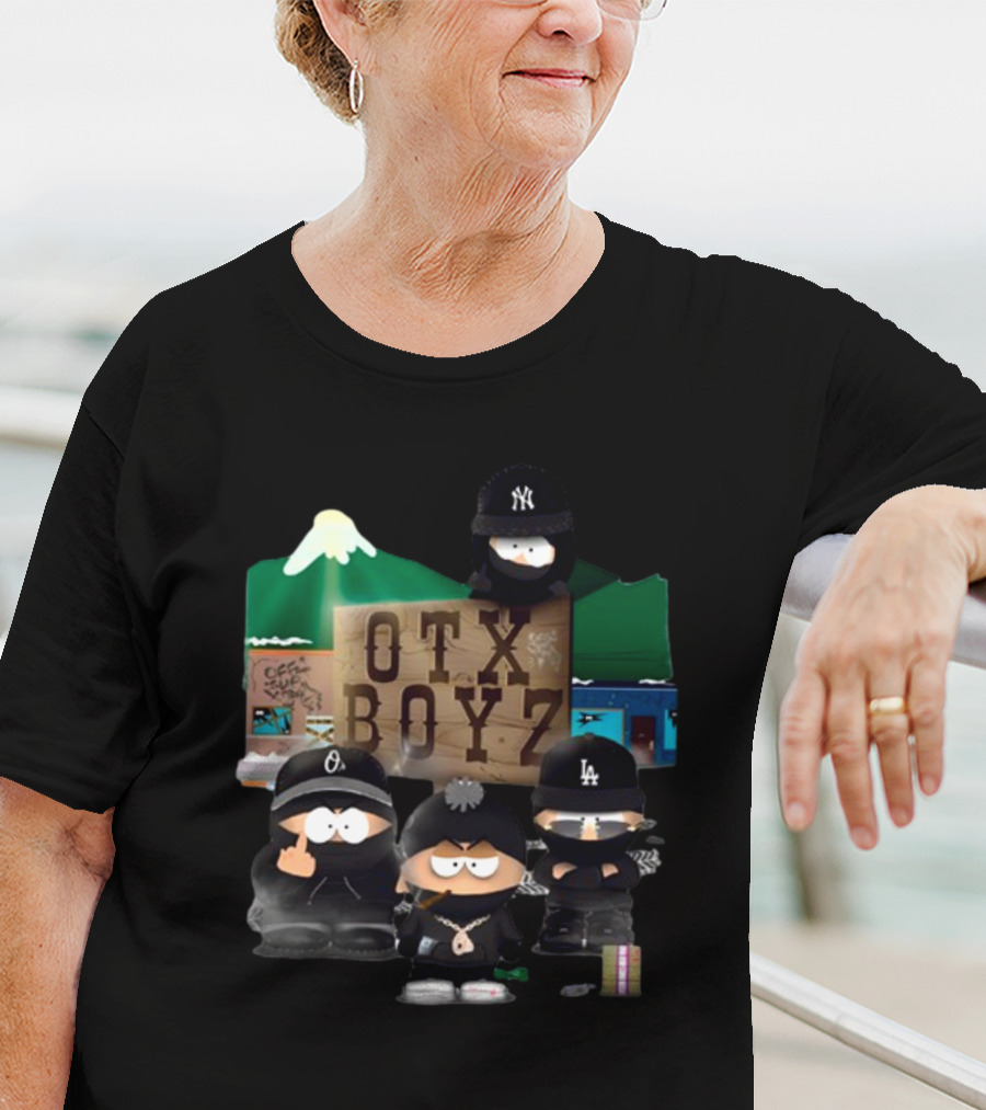 OTX Boyz South Park Parody Yankees Dodgers Mashup T-Shirt