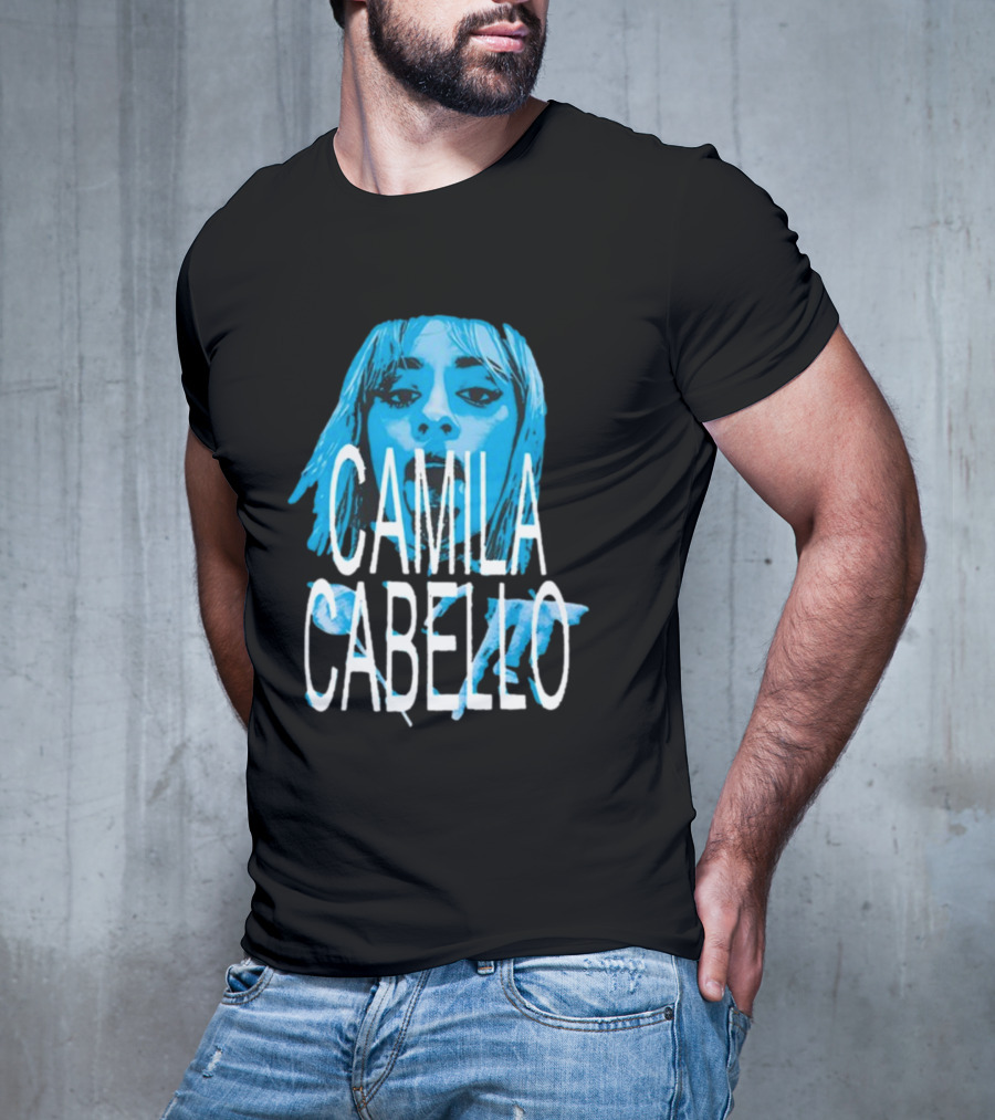 Camila Cabello Blue Portrait Portal Brazil C T-Shirt