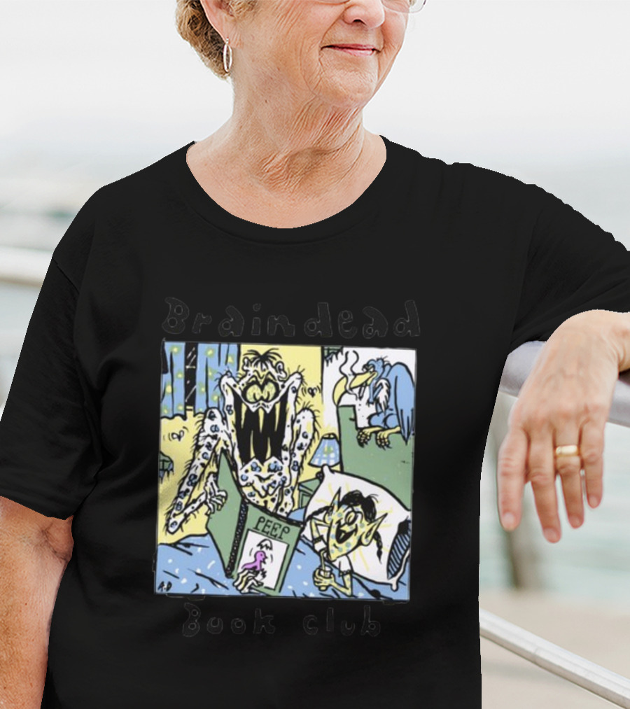 Braindead Book Club Peep Monster Comic T-Shirt