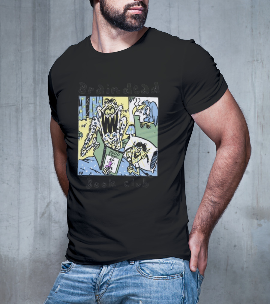 Braindead Book Club Peep Monster Comic T-Shirt