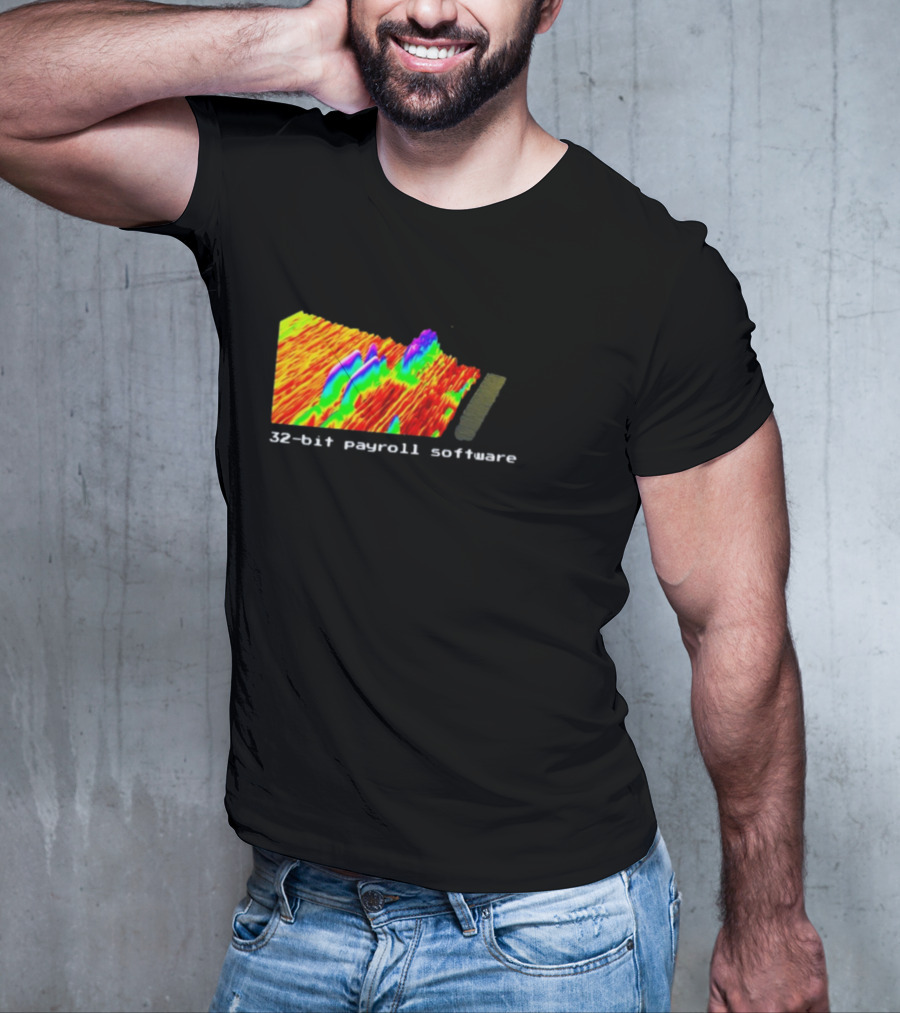Joinwarp 32-Bit Payroll Software Retro T-Shirt