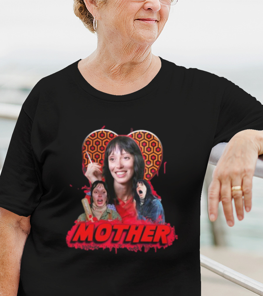 Wendy Torrance Mother Horror Iconic Imagery With Overlook Carpet T-Shirt