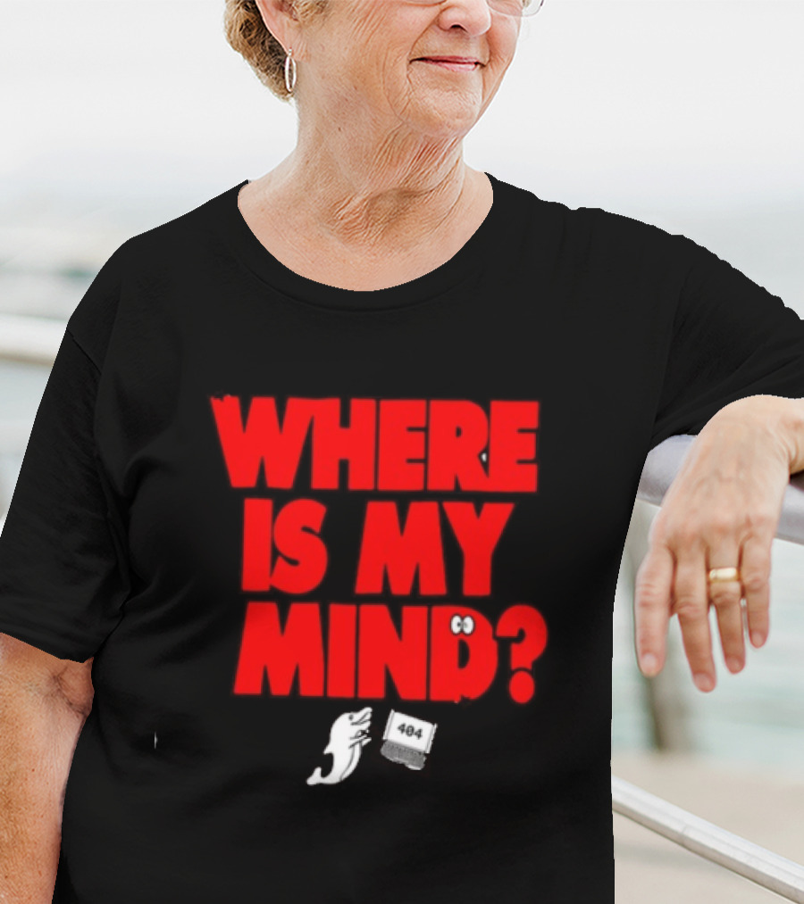 Where Is My Mind 404 Not Found Ghost Laptop T-Shirt