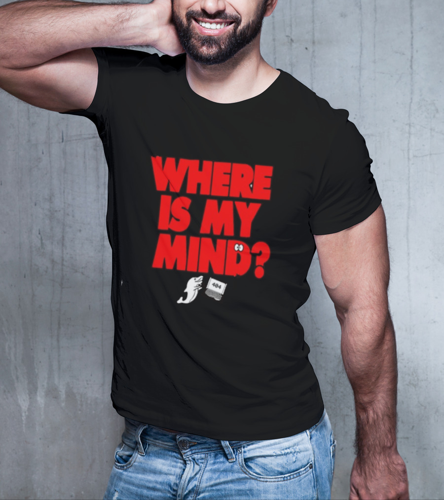 Where Is My Mind 404 Not Found Ghost Laptop T-Shirt