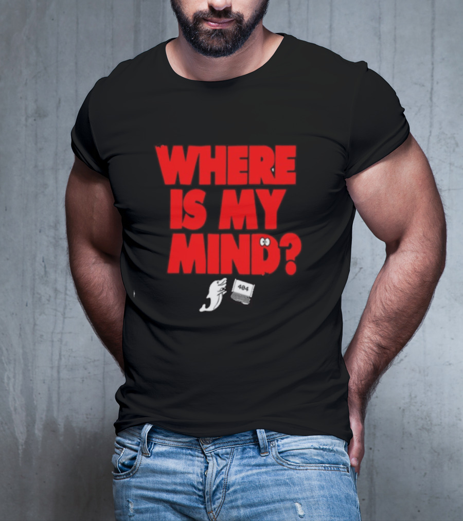 Where Is My Mind 404 Not Found Ghost Laptop T-Shirt