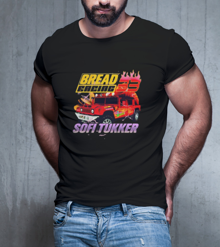 Bread Racing 33 Sofi Tukker Red Hummer With Flames T-Shirt
