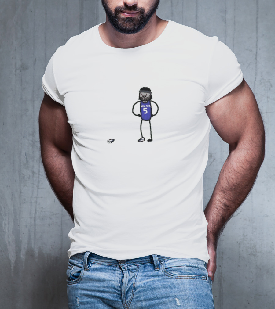 Paint Precious Noshoea Warriors Basketball Stick Figure T-Shirt