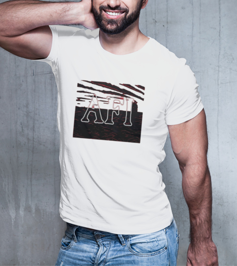 Afireinside AFI Black Sails Striped T-Shirt