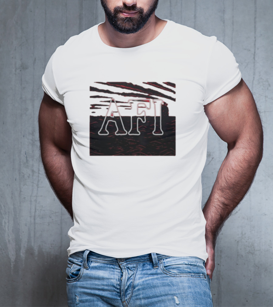 Afireinside AFI Black Sails Striped T-Shirt