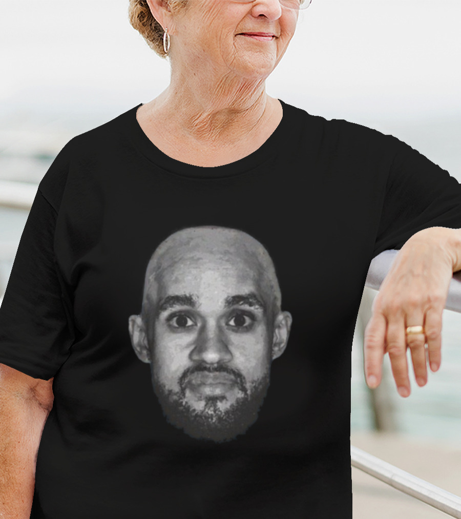 Bald Derrick White Funny Face Boston Celtics T-Shirt