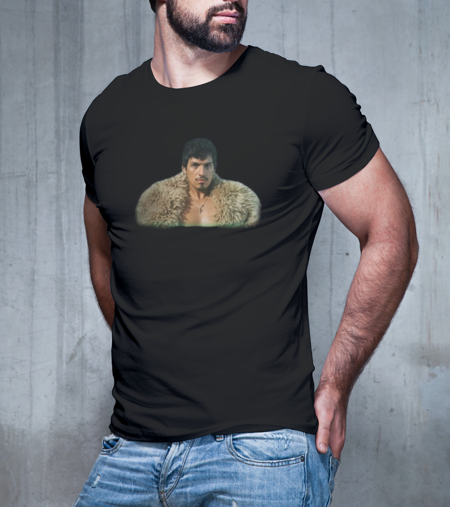 God Said No Iconic Fur Coat Character T-Shirt