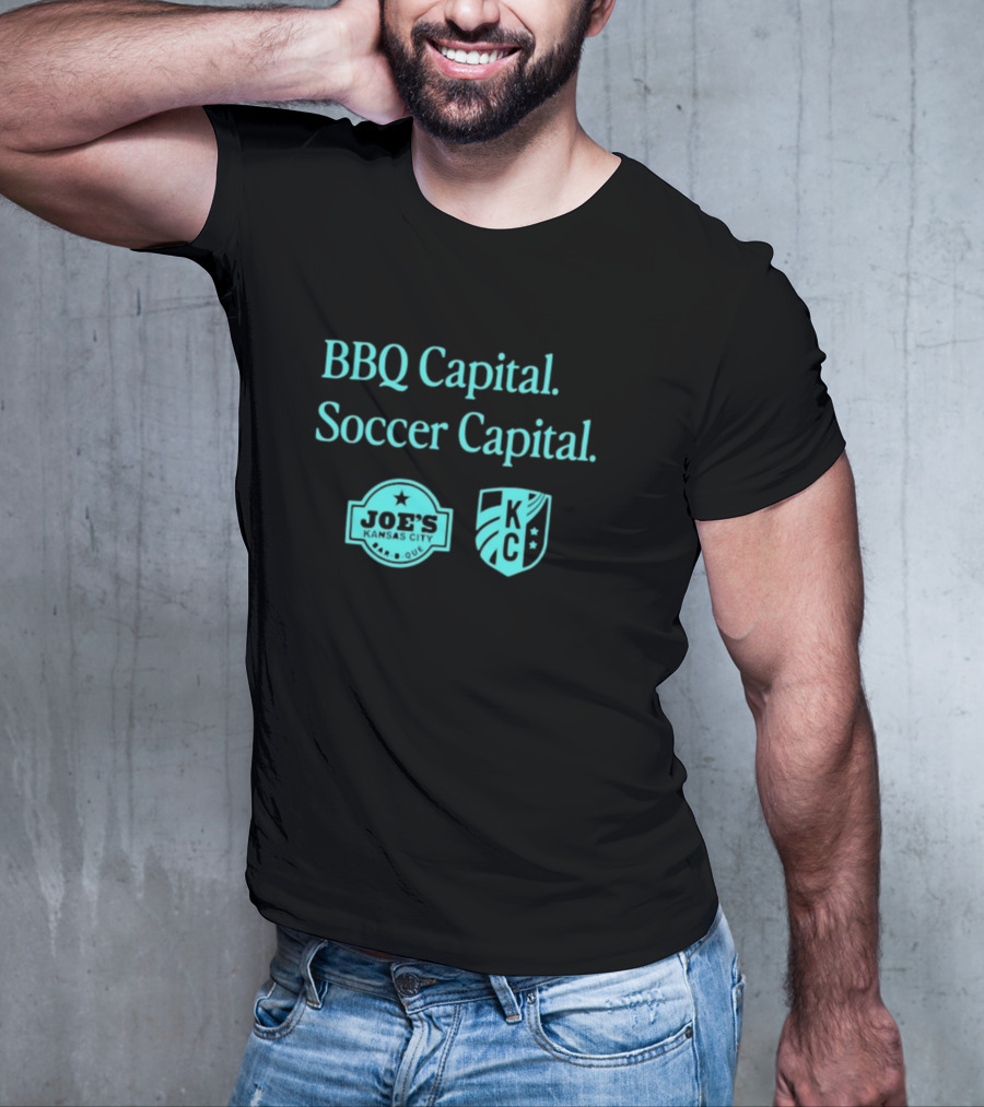 BBQ Capital Soccer Capital Joe's Kansas City KC T-Shirt