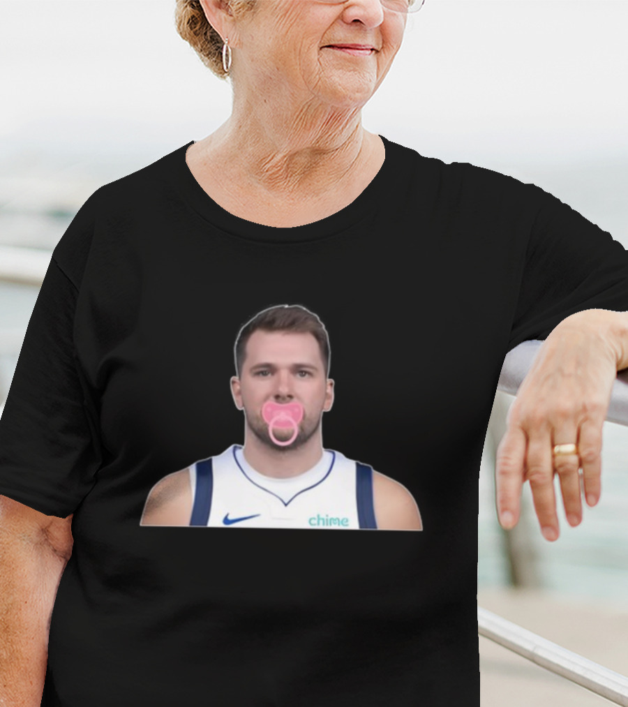 Luka Doncic Pacifier Chime Basketball T-Shirt