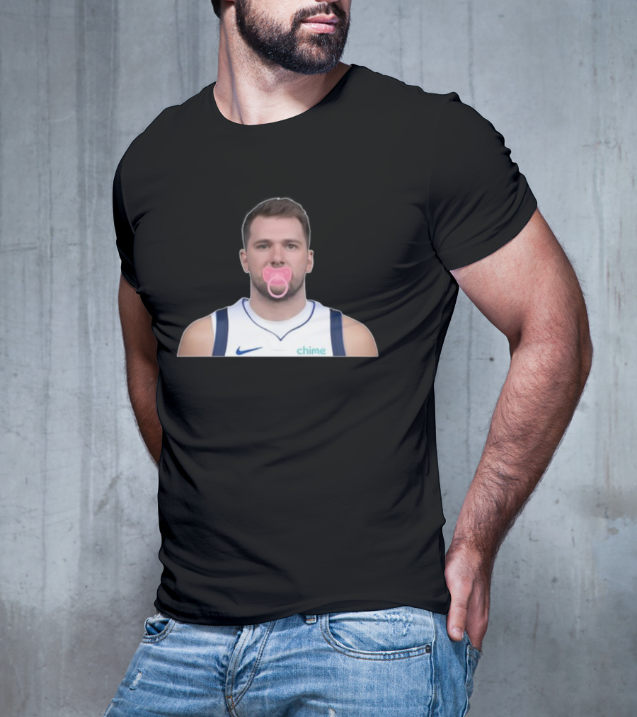 Luka Doncic Pacifier Chime Basketball T-Shirt