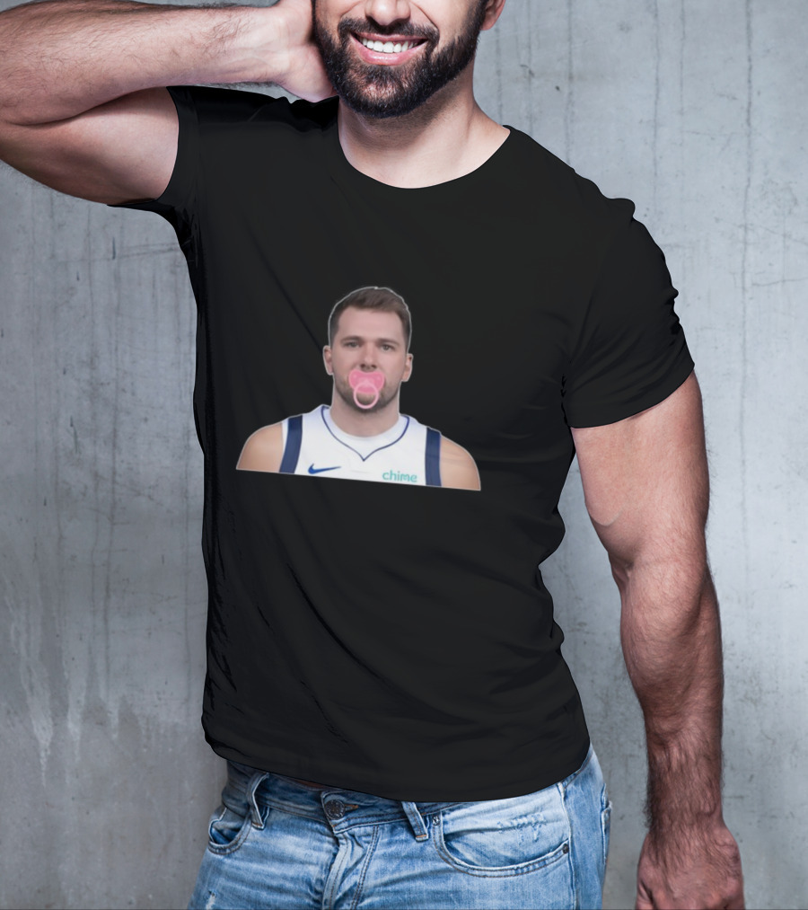 Luka Doncic Pacifier Chime Basketball T-Shirt