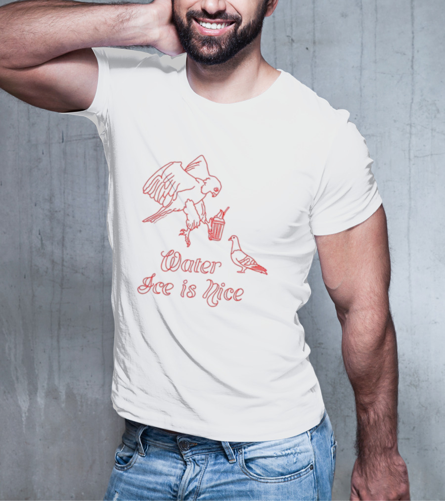 Water Ice Is Nice Hog Island Press Bird T-Shirt