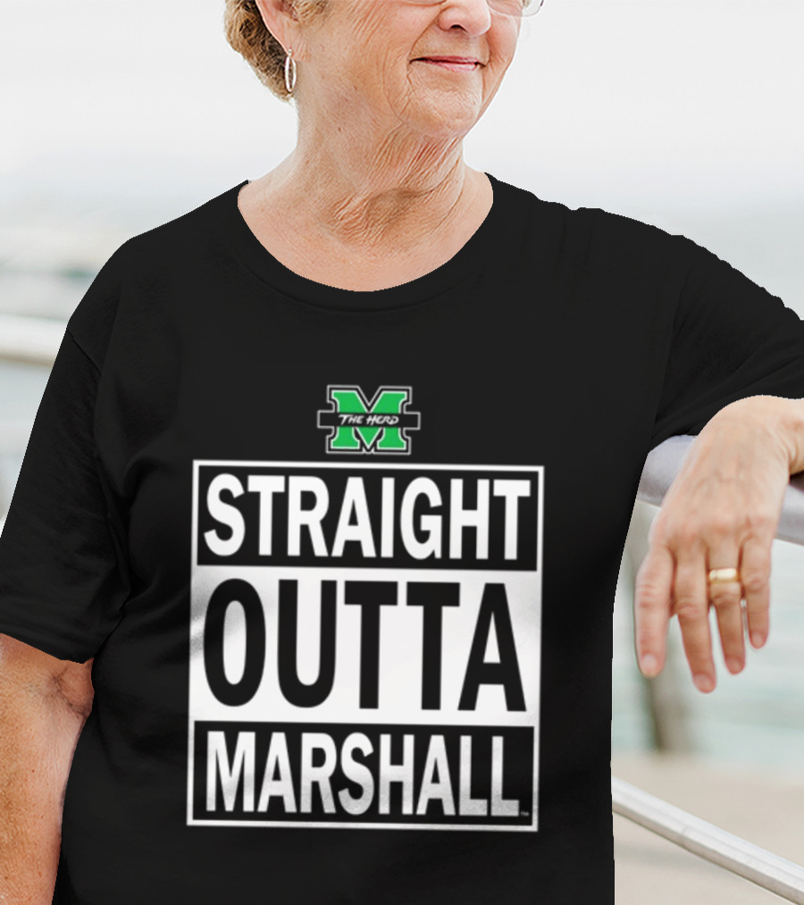 Marshall University Thundering Herd Straight Outta Marshall T-Shirt