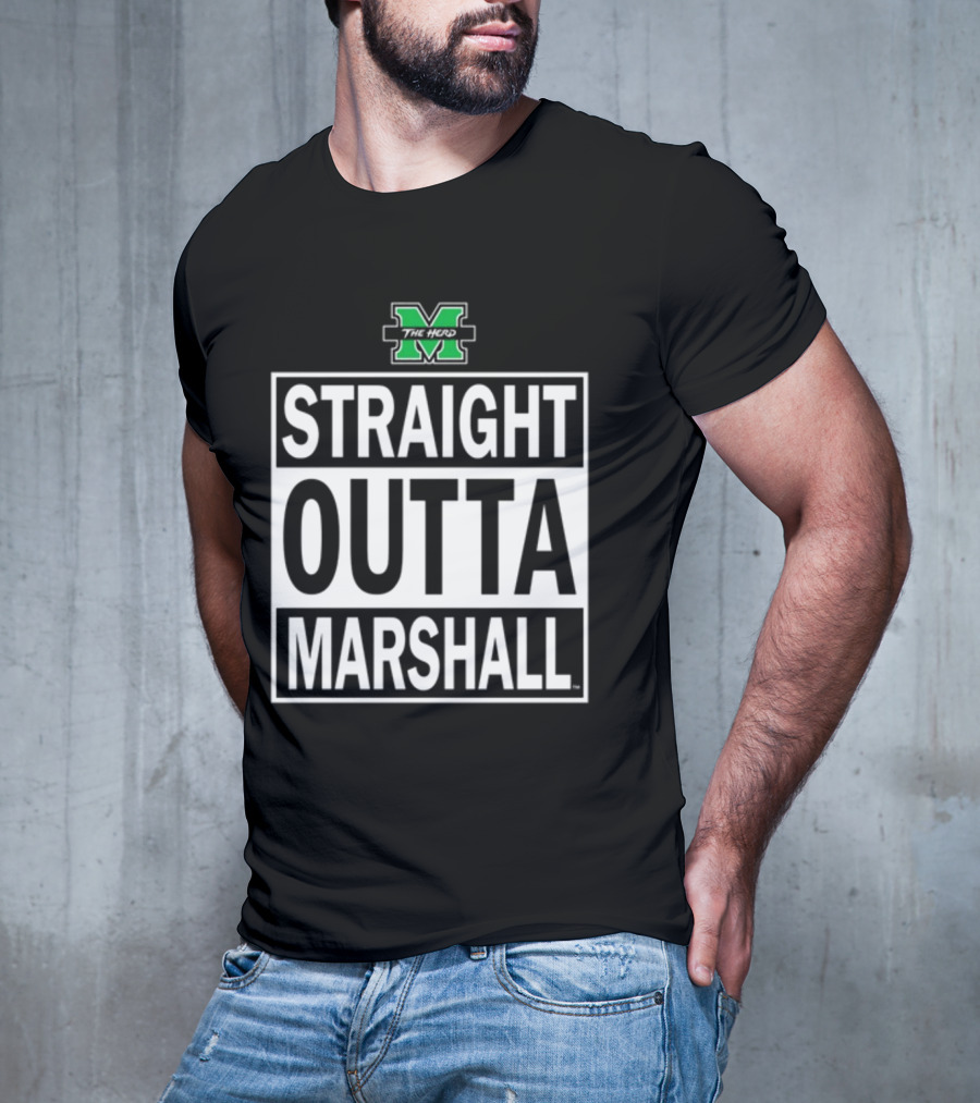 Marshall University Thundering Herd Straight Outta Marshall T-Shirt