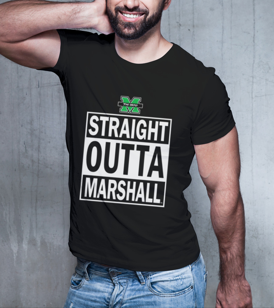 Marshall University Thundering Herd Straight Outta Marshall T-Shirt