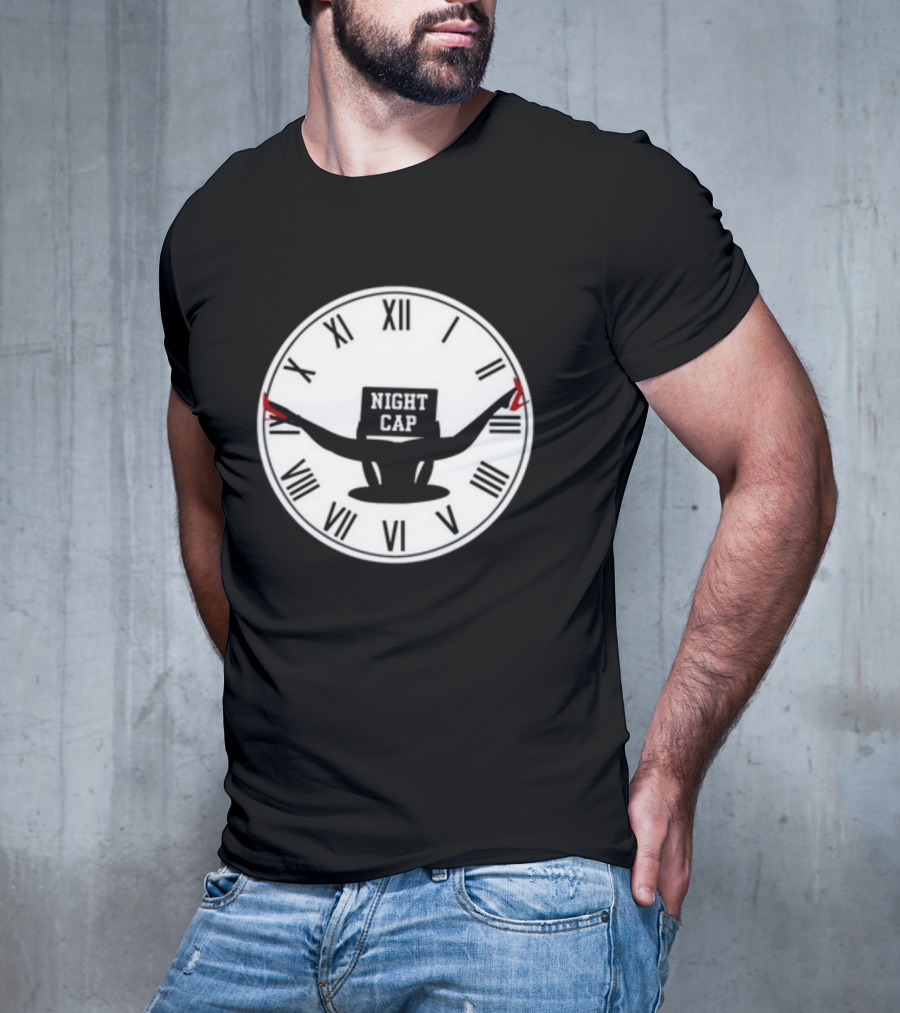 Night Cap Quarter To Three Clock T-Shirt