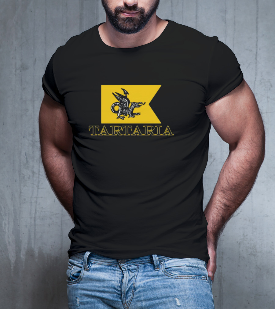 Tartaria Flag Emblem With Mythical Creature T-Shirt
