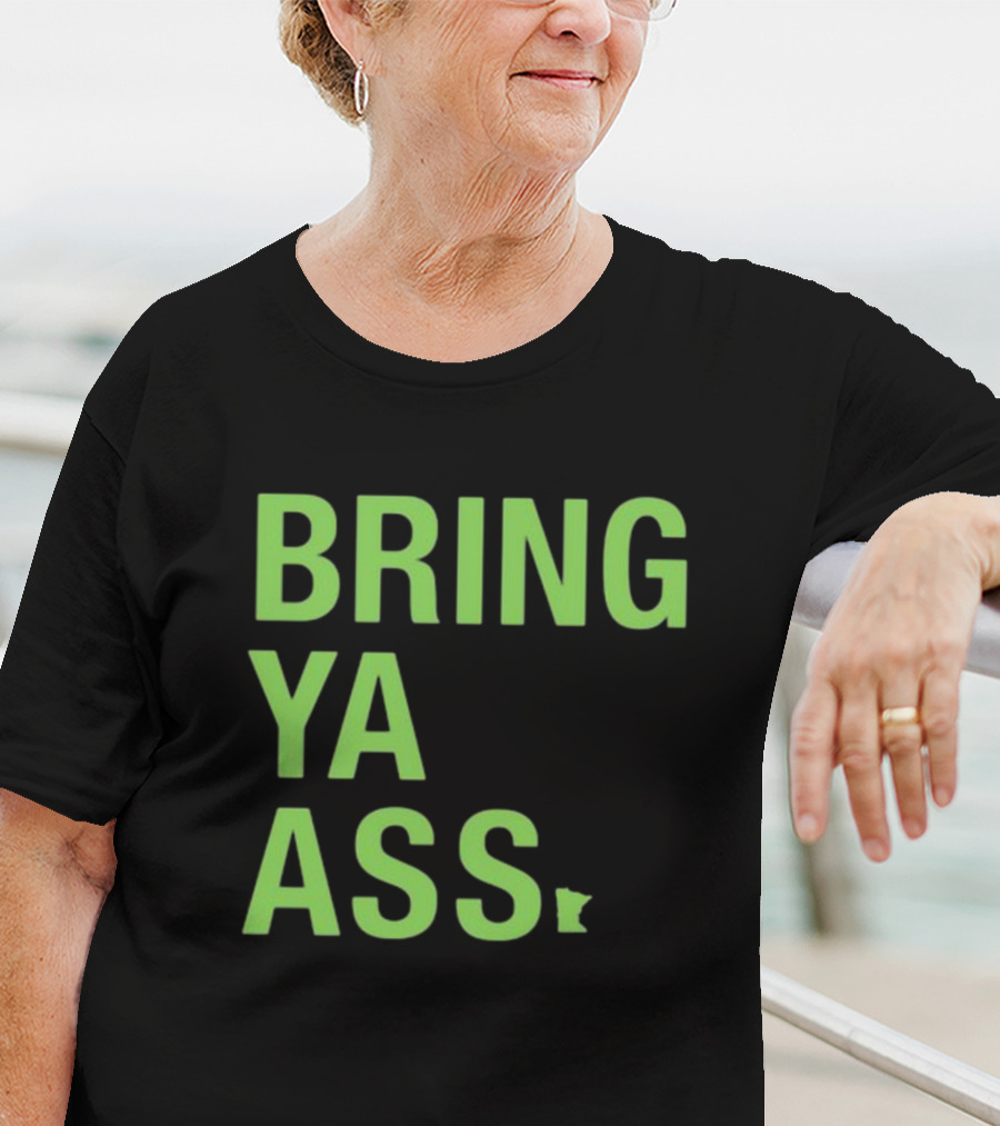 Bring Ya Ass Sota Clothing Minnesota State Outline T-Shirt