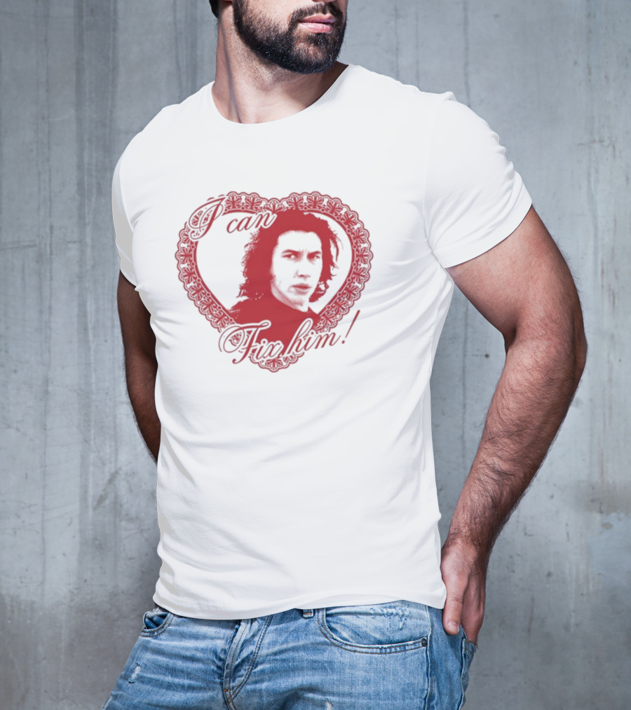 Tresshirts Camisa I Can Fix Him Kylo Ren Heart Frame T-Shirt