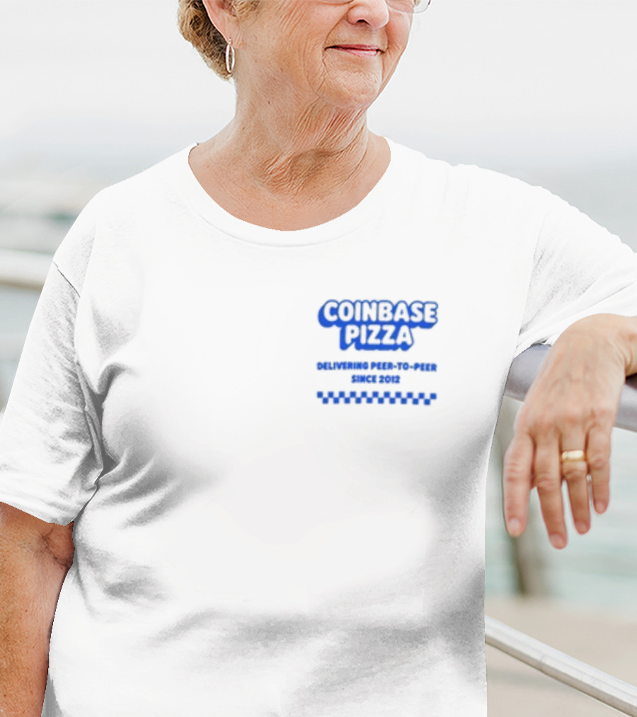 COINBASE PIZZA DELIVERING PEER-TO-PEER SINCE 2010 T-Shirt