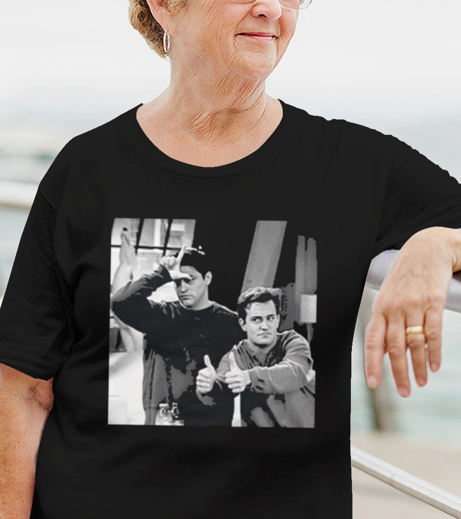 Friends Joey And Chandler Funny Gesture Scene T-Shirt