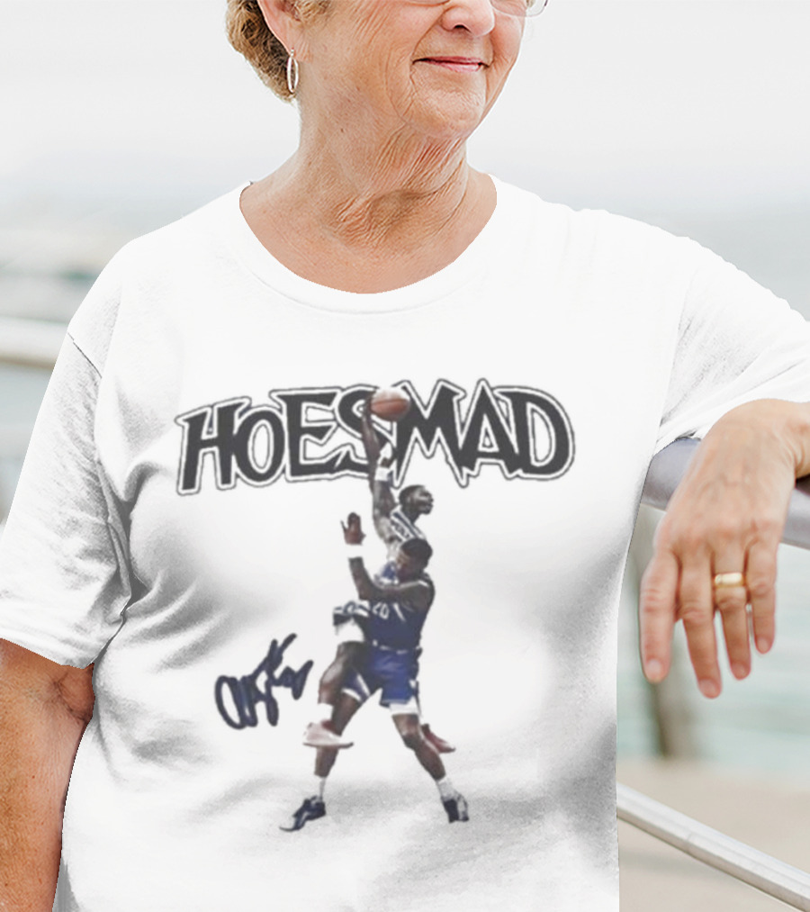 Hoes Mad Anthony Edwards Basketball Dunk T-Shirt
