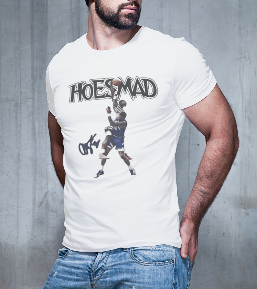 Hoes Mad Anthony Edwards Basketball Dunk T-Shirt