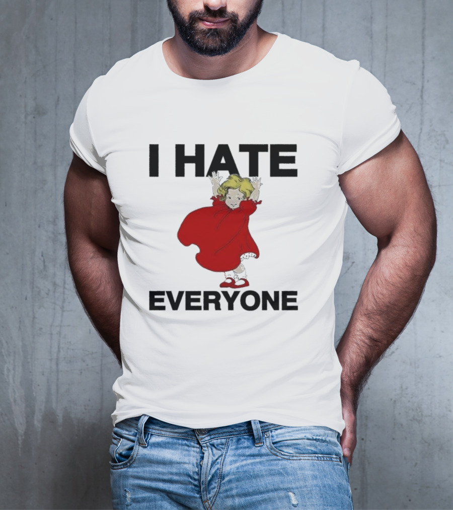 I Hate Everyone Baby Cute Red Dress Girl T-Shirt
