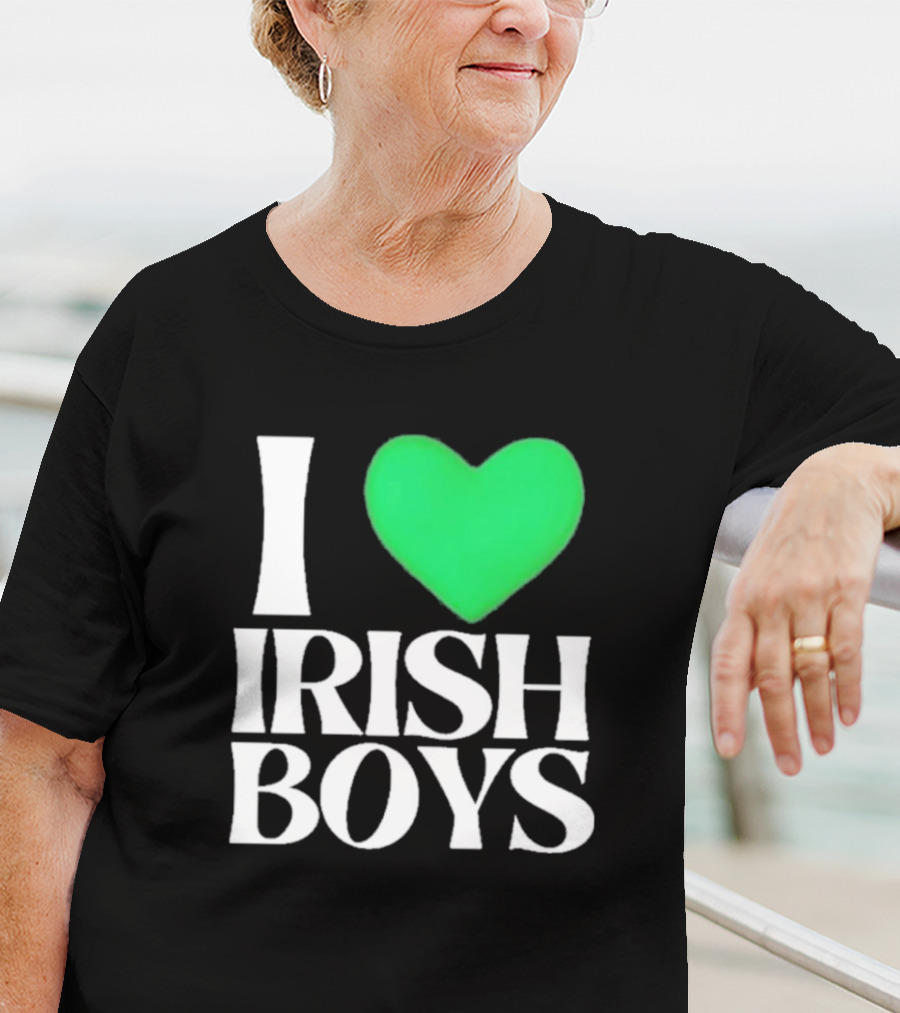 I Heart Irish Boys St. Patrick's Day Love T-Shirt