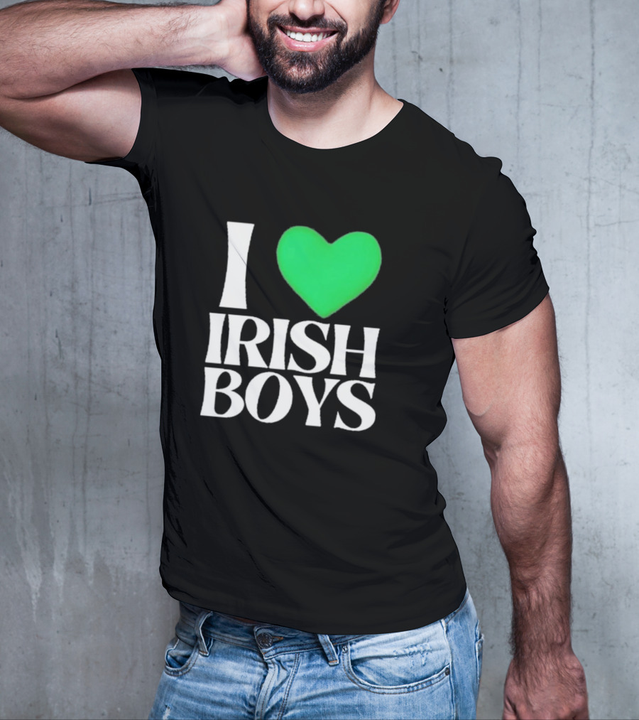 I Heart Irish Boys St. Patrick's Day Love T-Shirt