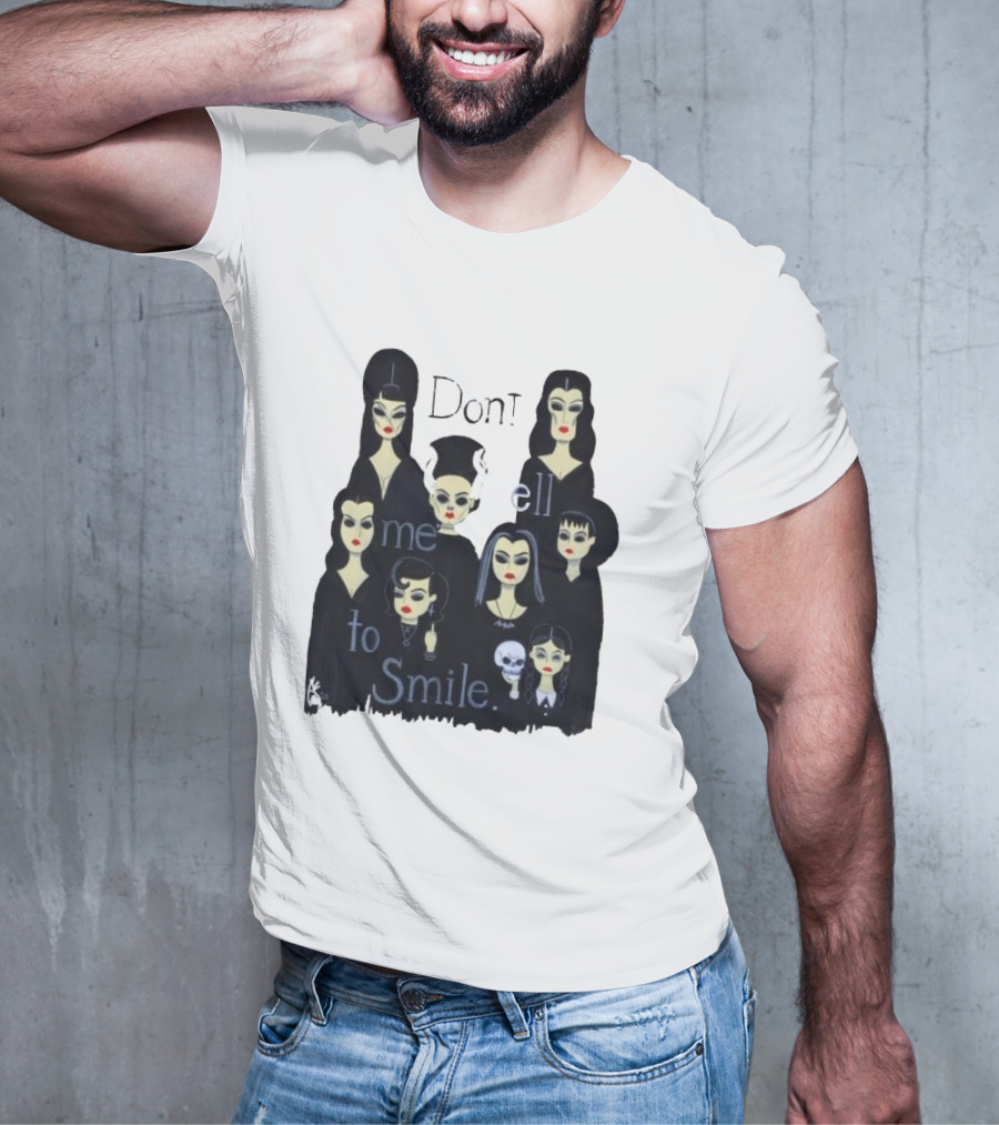 Celebrate World Goth Day El Gato Gomez’s Don’t Tell Me To Smile Group Of Gothic Women T-Shirt