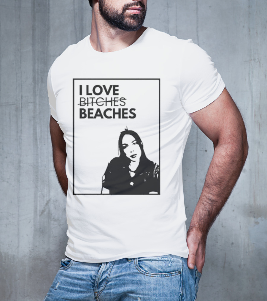 Charlotte I Love Beaches Image T-Shirt